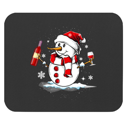 snowman girl wearing christmas hat  , Stitch Eras Tour , Stitch Shirt, Disney Land Lilo and Stitch Mouse Pads