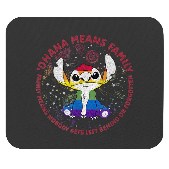Ohana Means Family Pride Circle    , Stitch Eras Tour , Stitch Shirt, Disney Land Lilo and Stitch Mouse Pads