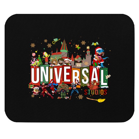 Universal Studios Christmas Mouse Pads, Disneyland Christmas