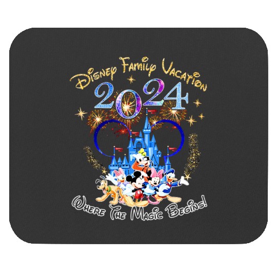 Discover Disney Family Vacation 2024 Mouse Pads
