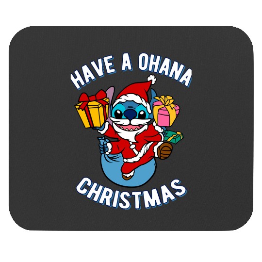 Santa�s little helper Stitch fan art Sticker, Stitch Eras Tour , Stitch Shirt, Disney Land Lilo and Stitch Mouse Pads