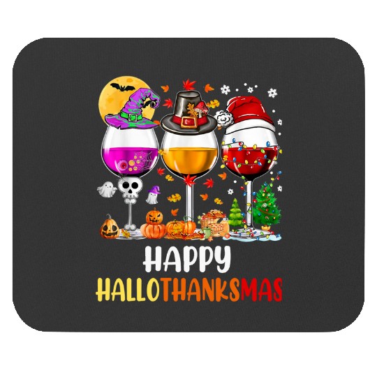 Happy Hallothanksmas Halloween Thanksgiving Merry Christmas  , Stitch Eras Tour , Stitch Shirt, Disney Land Lilo and Stitch Mouse Pads