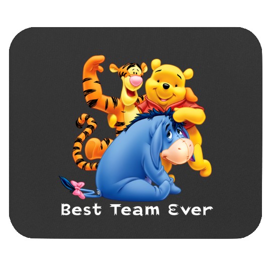 Disney Best Team Ever Mouse Pads, Disneyworld Eeyore Winnie The Pooh Tiger Mouse Pads, Animal Kingdom Mouse Pads