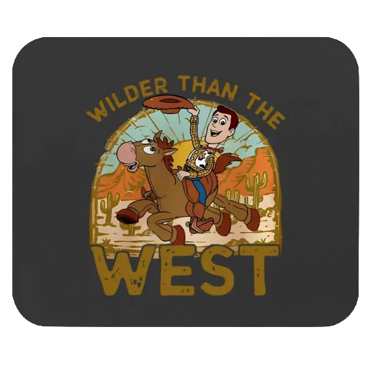 Disney Toy Story Cowboy Woody Bullseye Wilder Mouse Pads