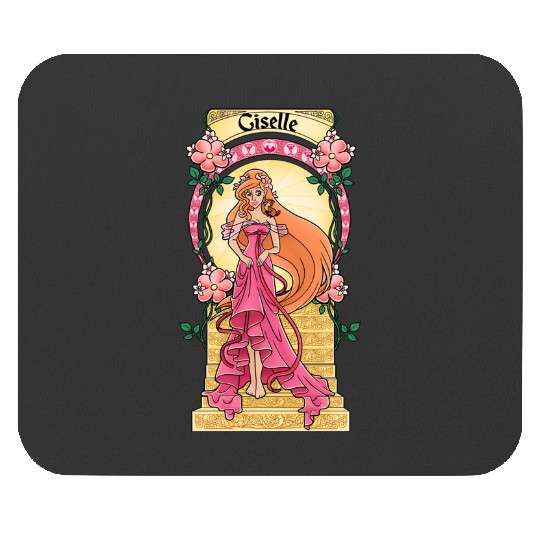 Giselle Art Nouveau  : Disney princess tattoo Shirt,  Princess tattoo vintage t shirt, Disney princess tattoo Gift Fan S-5XL Mouse Pads