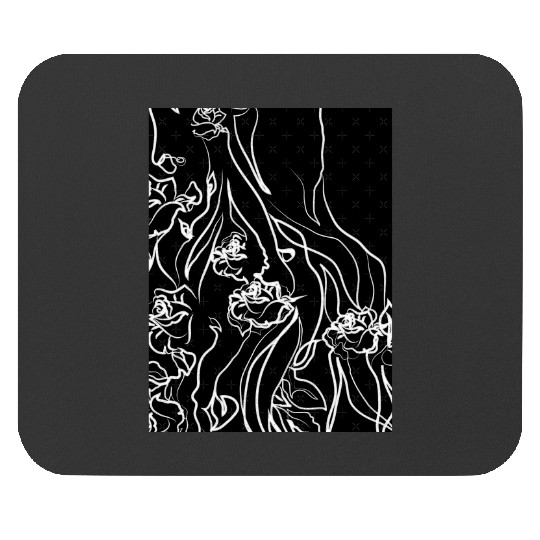 Beautiful red rose picture- floral print  Top: Disney princess tattoo Shirt,  Princess tattoo vintage t shirt, Disney princess tattoo Gift Fan S-5XL Mouse Pads