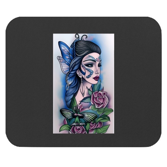 Fairy Tattoo  1: Disney princess tattoo Shirt,  Princess tattoo vintage t shirt, Disney princess tattoo Gift Fan S-5XL Mouse Pads