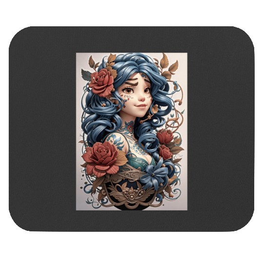 nature goddess  : Disney princess tattoo Shirt,  Princess tattoo vintage t shirt, Disney princess tattoo Gift Fan S-5XL Mouse Pads