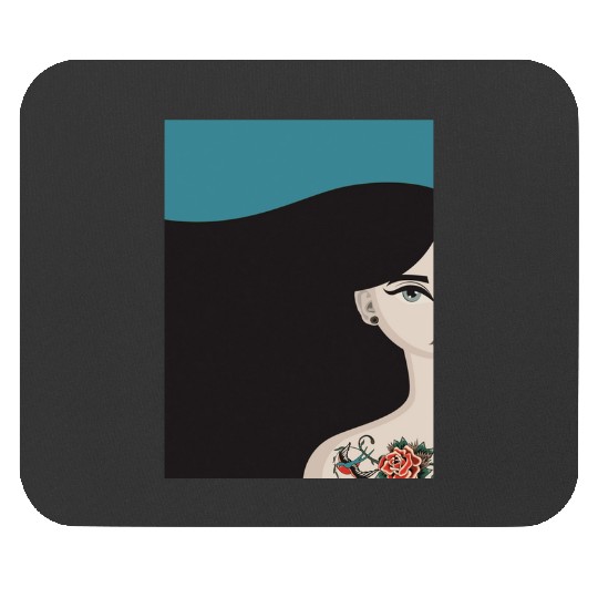 Girl with the Rose Tattoos  : Disney princess tattoo Shirt,  Princess tattoo vintage t shirt, Disney princess tattoo Gift Fan S-5XL Mouse Pads