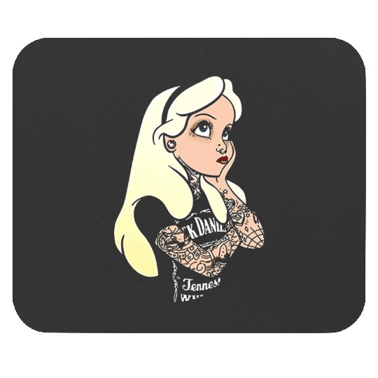 Alice in wonderland funny  : Disney princess tattoo Shirt,  Princess tattoo vintage t shirt, Disney princess tattoo Gift Fan S-5XL Mouse Pads