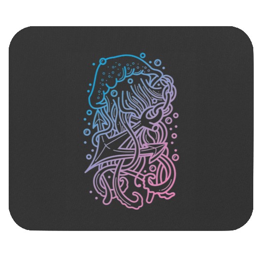 Jellyfish  : Disney princess tattoo Shirt,  Princess tattoo vintage t shirt, Disney princess tattoo Gift Fan S-5XL Mouse Pads