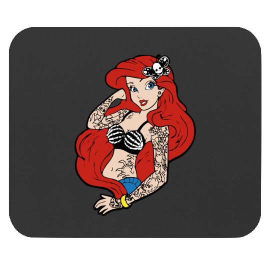 Alt princess  2: Disney princess tattoo Shirt,  Princess tattoo vintage t shirt, Disney princess tattoo Gift Fan S-5XL Mouse Pads