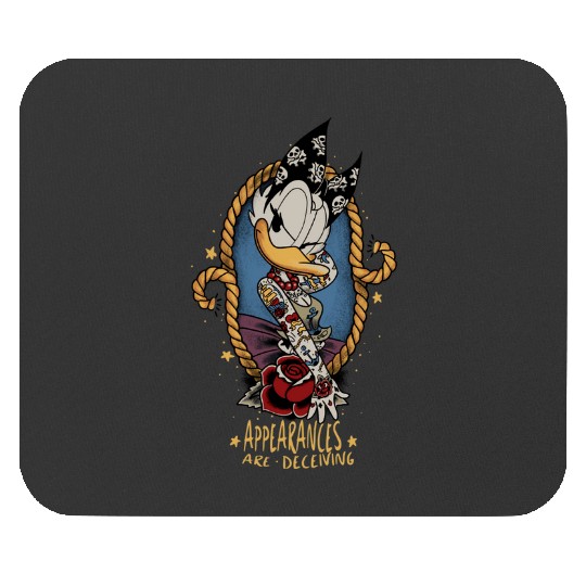 Duck Old school  : Disney princess tattoo Shirt,  Princess tattoo vintage t shirt, Disney princess tattoo Gift Fan S-5XL Mouse Pads