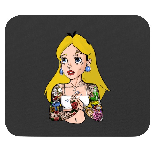 Alice after Wonderland  : Disney princess tattoo Shirt,  Princess tattoo vintage t shirt, Disney princess tattoo Gift Fan S-5XL Mouse Pads