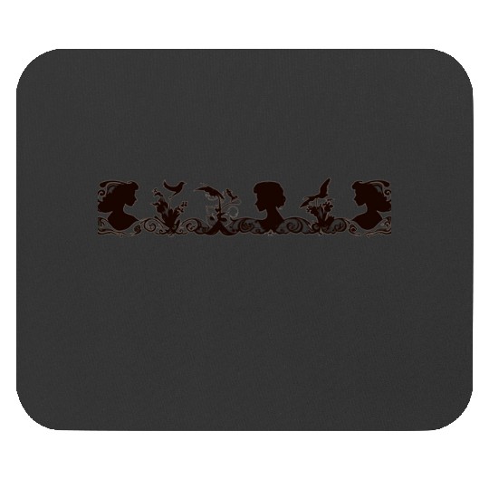 Lady Line Art Black  : Disney princess tattoo Shirt,  Princess tattoo vintage t shirt, Disney princess tattoo Gift Fan S-5XL Mouse Pads