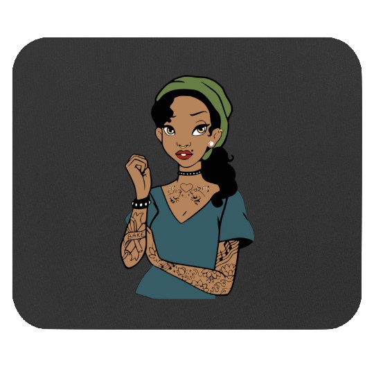 Alt princess  3: Disney princess tattoo Shirt,  Princess tattoo vintage t shirt, Disney princess tattoo Gift Fan S-5XL Mouse Pads