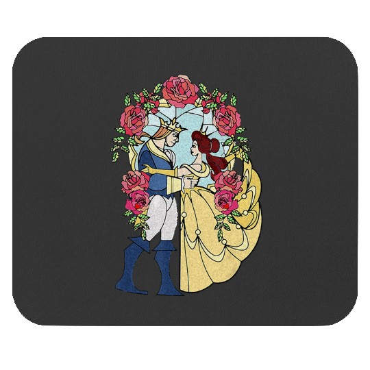 Beauty And The Beast Stained Glass  : Disney princess tattoo Shirt,  Princess tattoo vintage t shirt, Disney princess tattoo Gift Fan S-5XL Mouse Pads