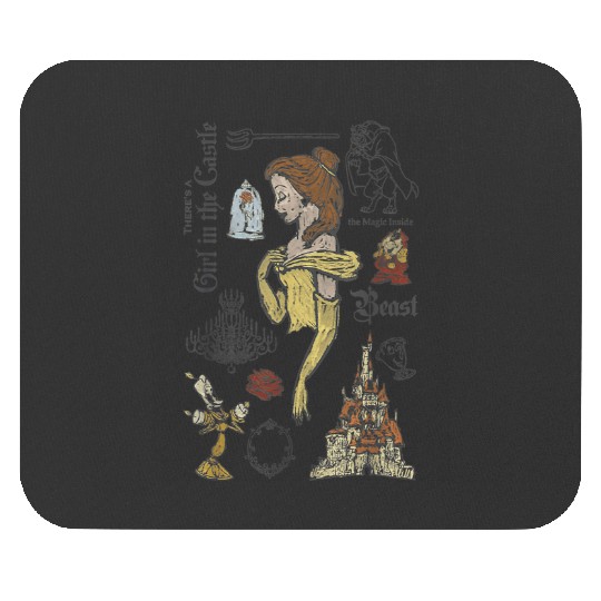 Beauty And The Beast Characters Sketched  : Disney princess tattoo Shirt,  Princess tattoo vintage t shirt, Disney princess tattoo Gift Fan S-5XL Mouse Pads