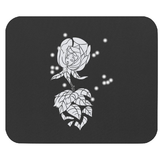 Alice in Wonderland - White Rose  Top: Disney princess tattoo Shirt,  Princess tattoo vintage t shirt, Disney princess tattoo Gift Fan S-5XL Mouse Pads