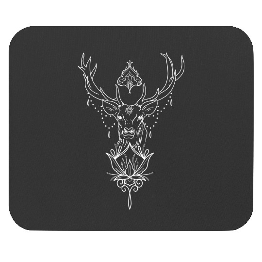 deer black work  : Disney princess tattoo Shirt,  Princess tattoo vintage t shirt, Disney princess tattoo Gift Fan S-5XL Mouse Pads