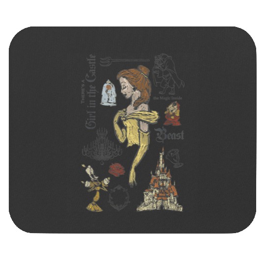 Beauty And The Beast Characters Sketched    : Disney princess tattoo Shirt,  Princess tattoo vintage t shirt, Disney princess tattoo Gift Fan S-5XL Mouse Pads