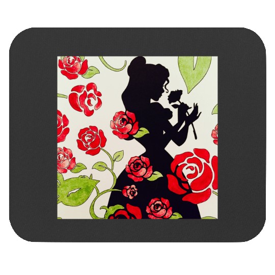 Beauty and the beast  2: Disney princess tattoo Shirt,  Princess tattoo vintage t shirt, Disney princess tattoo Gift Fan S-5XL Mouse Pads