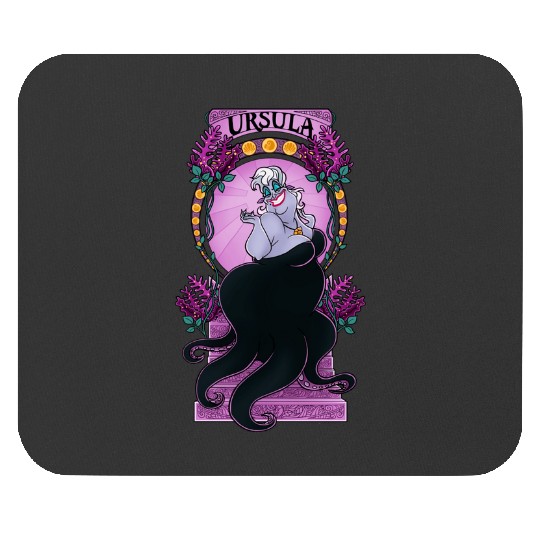 Ursula Art Nouveau  : Disney princess tattoo Shirt,  Princess tattoo vintage t shirt, Disney princess tattoo Gift Fan S-5XL Mouse Pads