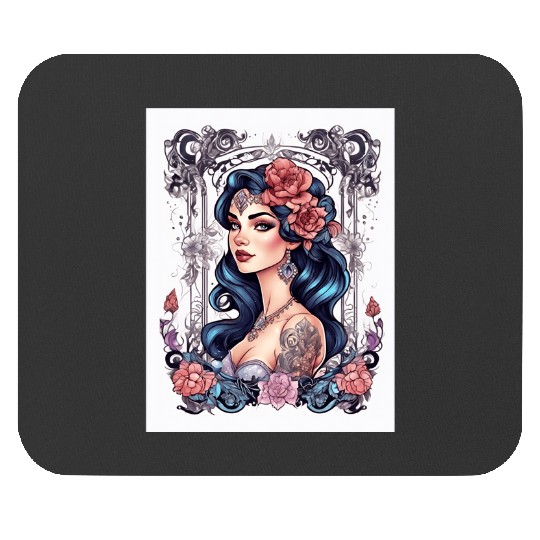 Shimmer and Shine II  : Disney princess tattoo Shirt,  Princess tattoo vintage t shirt, Disney princess tattoo Gift Fan S-5XL Mouse Pads