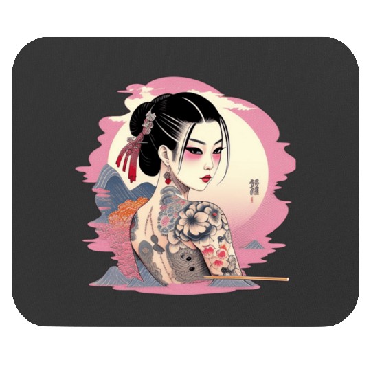 Yakuza princess  : Disney princess tattoo Shirt,  Princess tattoo vintage t shirt, Disney princess tattoo Gift Fan S-5XL Mouse Pads