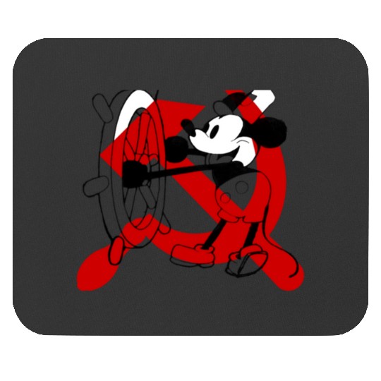 commie steamboat willie the communist  SALE!! Mickey Retro Disney Shirt, Mickey Checkered Shirt, Vintage Disney, Retro Mickey, Mickey Gift S-5XL Mouse Pads