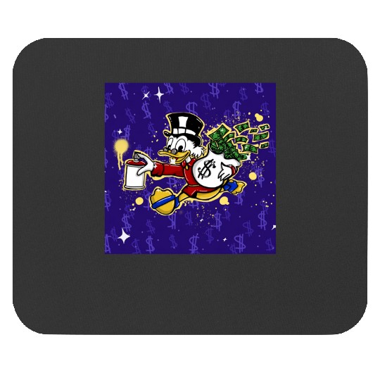 Scrooge Mcduck and money bag purple  SALE!! Mickey Retro Disney Shirt, Mickey Checkered Shirt, Vintage Disney, Retro Mickey, Mickey Gift S-5XL Mouse Pads