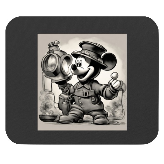 Steamboat Willie firefighter  3SALE!! Mickey Retro Disney Shirt, Mickey Checkered Shirt, Vintage Disney, Retro Mickey, Mickey Gift S-5XL Mouse Pads