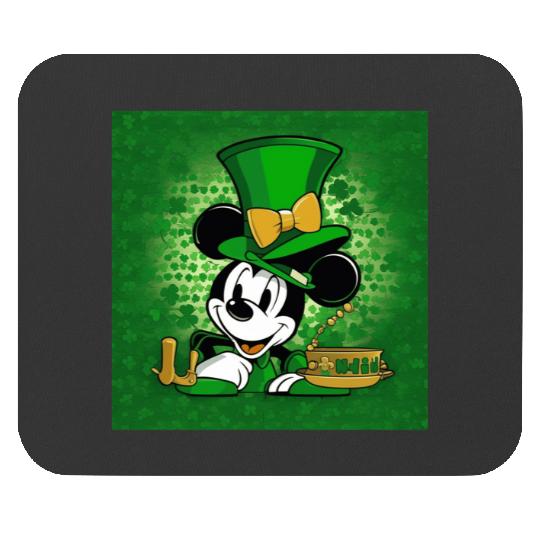 Steamboat Willie Celebrates St Patricks Day  SALE!! Mickey Retro Disney Shirt, Mickey Checkered Shirt, Vintage Disney, Retro Mickey, Mickey Gift S-5XL Mouse Pads