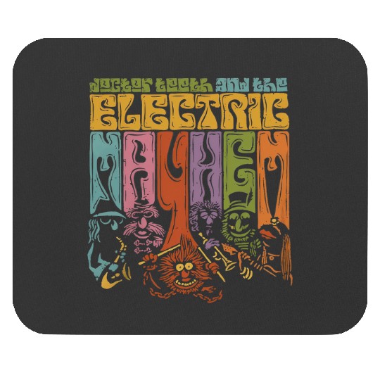 Color Vintage Disney Muppets Doctor Teeth And The Electric Mayhem Mouse Pads