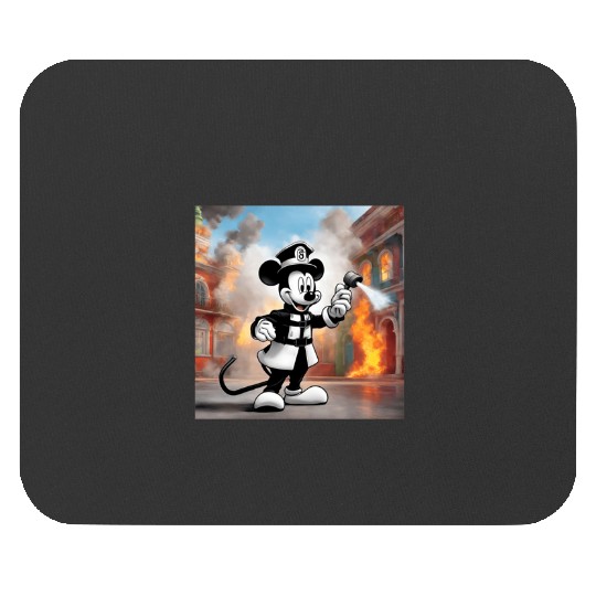 Steamboat Willie firefighter  1SALE!! Mickey Retro Disney Shirt, Mickey Checkered Shirt, Vintage Disney, Retro Mickey, Mickey Gift S-5XL Mouse Pads