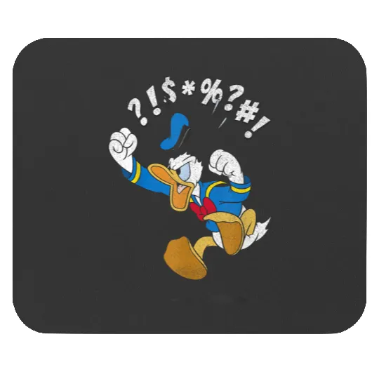 Donald Duck Angry Funny  SALE!! Mickey Retro Disney Shirt, Mickey Checkered Shirt, Vintage Disney, Retro Mickey, Mickey Gift S-5XL Mouse Pads