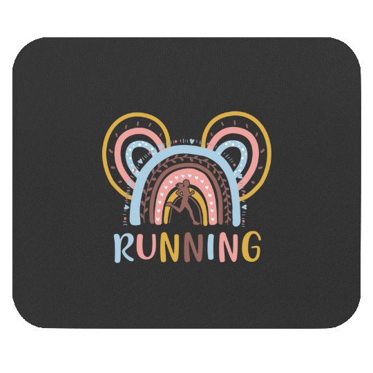 Rainbow color pastel Running-Mickey Sport  SALE!! Mickey Retro Disney Shirt, Mickey Checkered Shirt, Vintage Disney, Retro Mickey, Mickey Gift S-5XL Mouse Pads