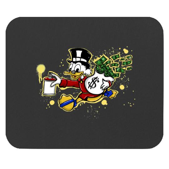 Yellow paint Scrooge Mcduck and money  1SALE!! Mickey Retro Disney Shirt, Mickey Checkered Shirt, Vintage Disney, Retro Mickey, Mickey Gift S-5XL Mouse Pads