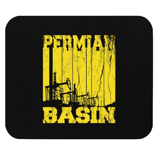 Permian Basin Oilfield Rigger Driller Distressed Mouse Pads