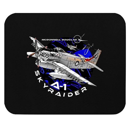 Douglas A-1 Skyraider Attack Aircraft Mouse Pads