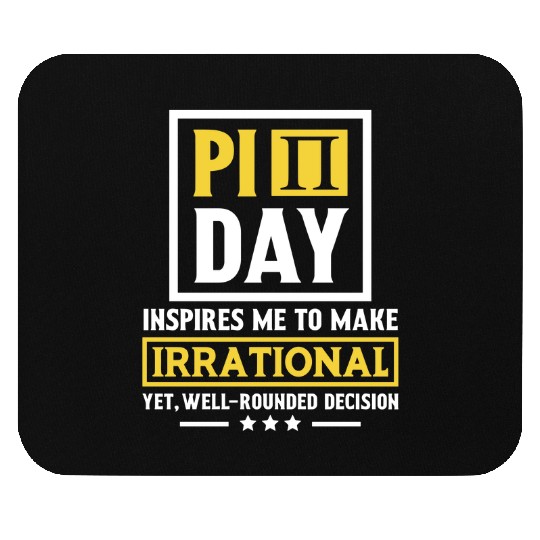 Funny Pi Day Mouse Pads Math Mouse Pads Pi Day 3 14 Irrational