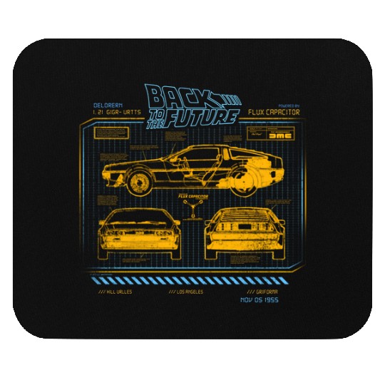 Back To The Future 35Th Anniversary Delorean Mouse Pads