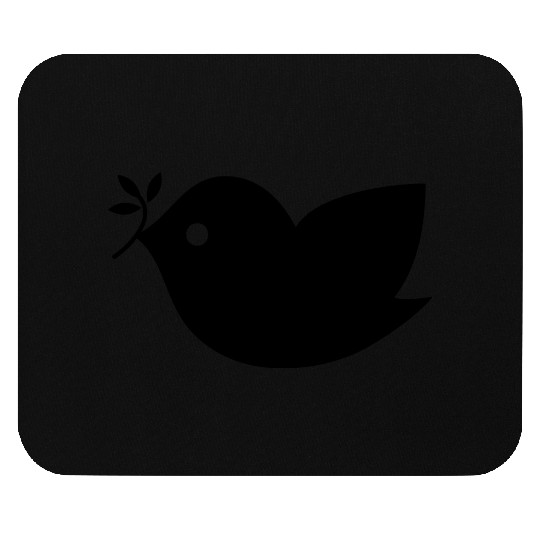 Peace Bird Icon Mouse Pads