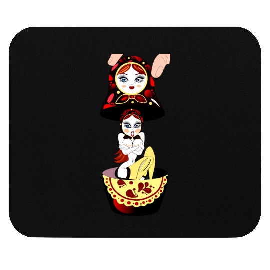 Surprise Russian Doll Mouse Pads