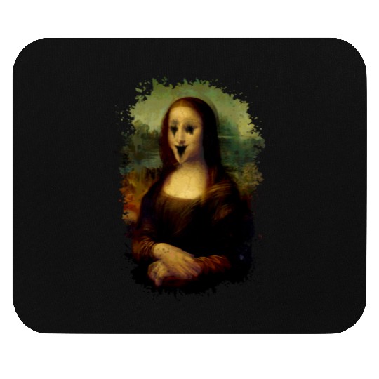 Haunted Mona Lisa Mouse Pads