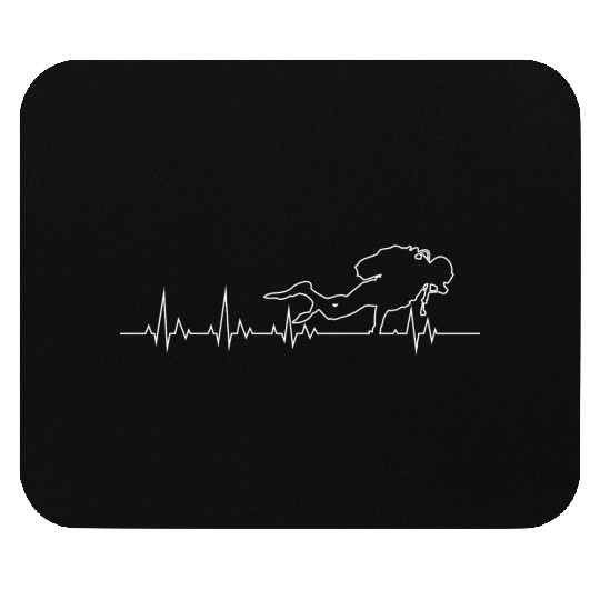 Scuba diving diver Mouse Pads