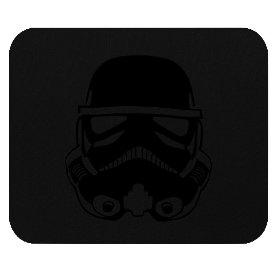 Stormtrooper Helmet Design Mouse Pads