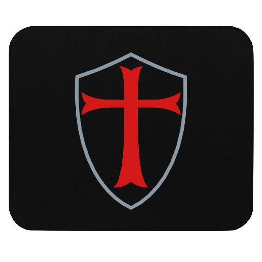 knights templar shield Mouse Pads