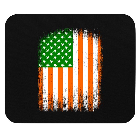 Irish American Flag Mouse Pads