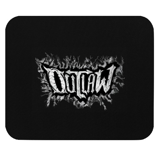 Outlaw lightning Mouse Pads